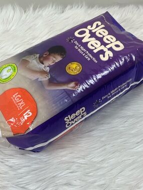 Sleep Overs night protection absorbent underwear size L/XL for 60 to 125 lb